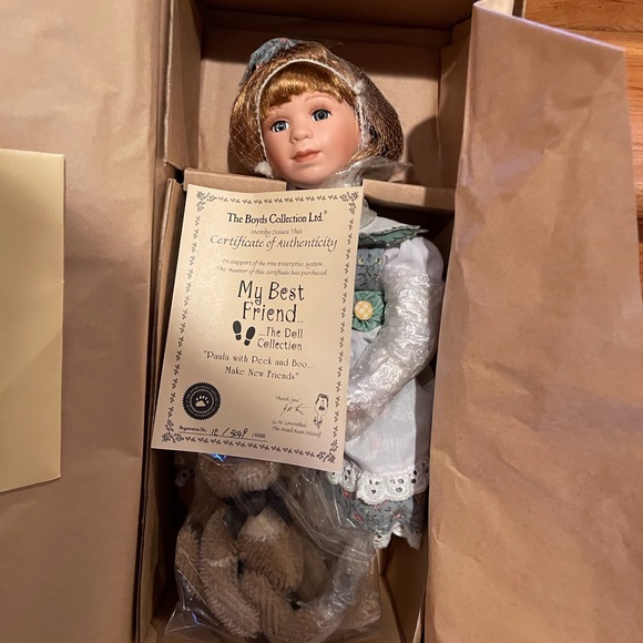 Vintage Boyds Bear My Best Friend Doll ~ Paula with Peek & Boo - Picture 4 of 8